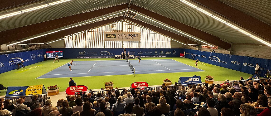 Rewe Petz Ladies Open - das Frauentennis-Weltranglistenturnier auf der Altenkirchener Glockenspitze