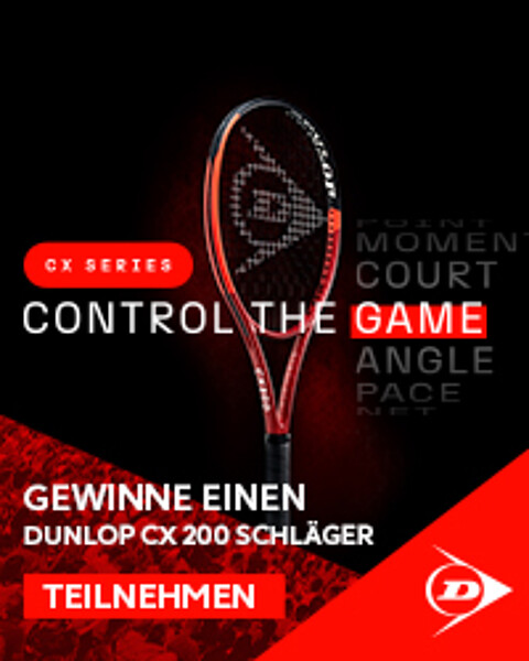 Gewinne einen Dunlop CX Schläger und erlebe maximale Kontrolle!