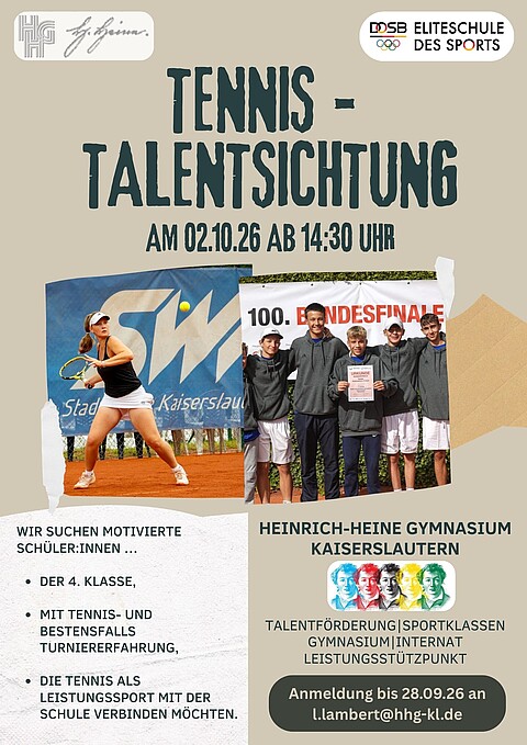 Talentsichtung am Heinrich-Heine-Gymnasium
