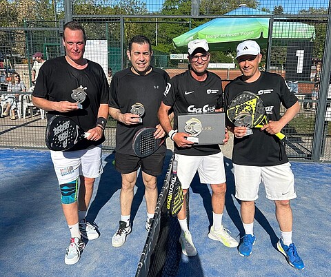 Erfolgreiche 3. offene Padel-Rheinland-Pfalz-Meisterschaften der Senioren in Worms