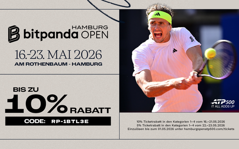 Bitpanda Hamburg Open 2026 - Vergünstigte Tickets sichern oder Volunteer werden!