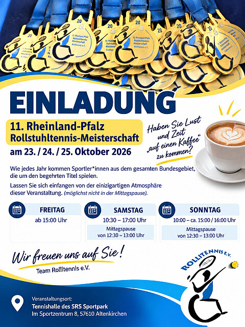 11. Rheinland-Pfalz Rollstuhltennis-Meisterschaft