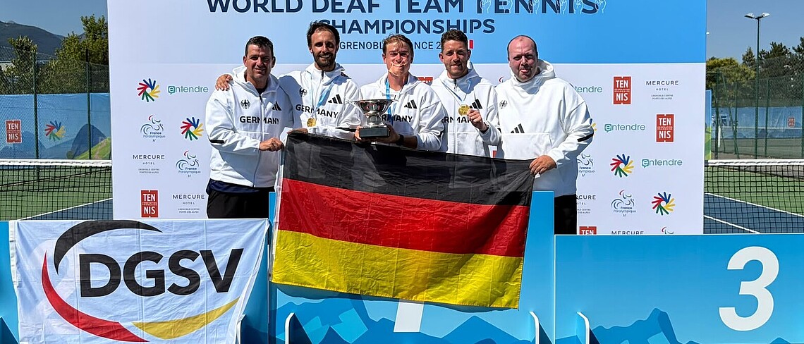 Deaf Tennis World Championships: Deutsche Herren krönen sich zum Weltmeister