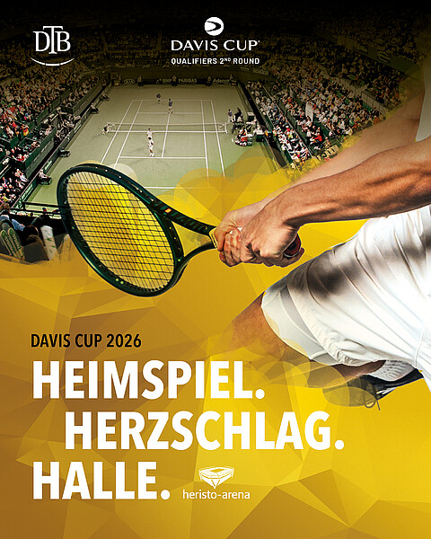 Davis Cup 2026: Nach 20 Jahren wieder in Halle – Deutschland empfängt Kroatien in der heristo-arena